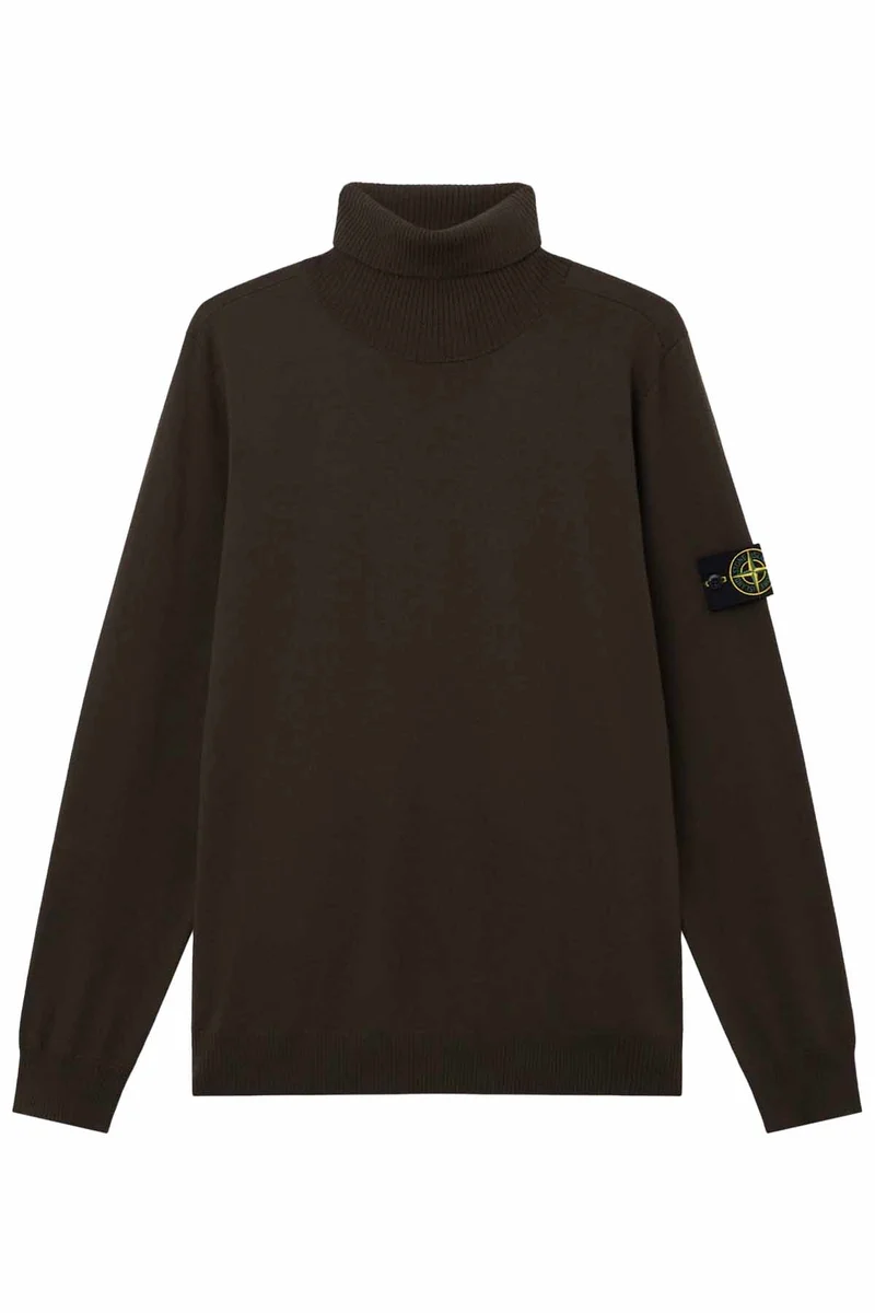 Stone Island Herren Rollkragenpullover Kohlengrau