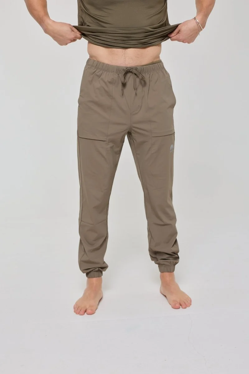 Elite Everyday Activewear Joggers - Khaki