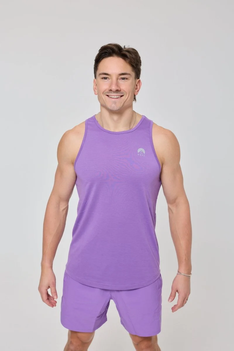 Elite Activewear Tank Purple - Men's