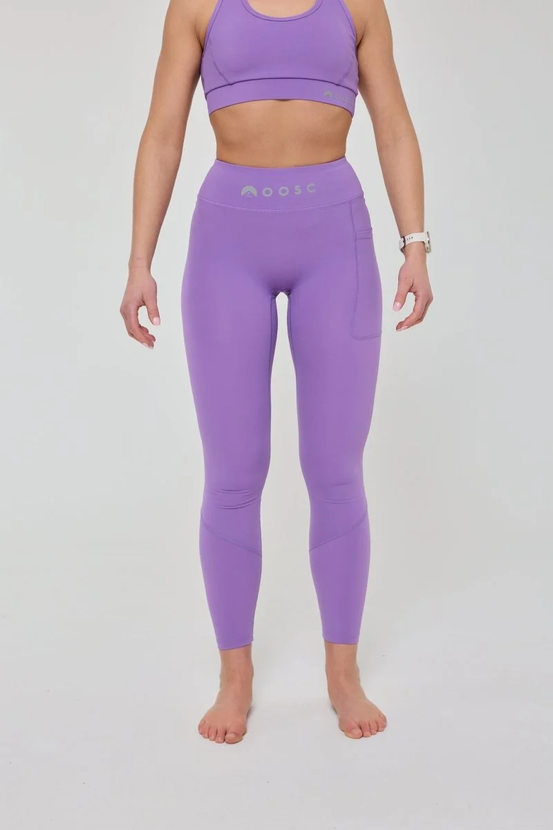 Infinite High Waisted Leggings - Purple