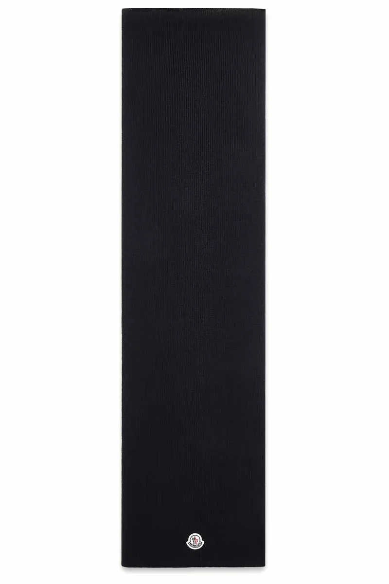 Moncler Herren Strickschal Schwarz
