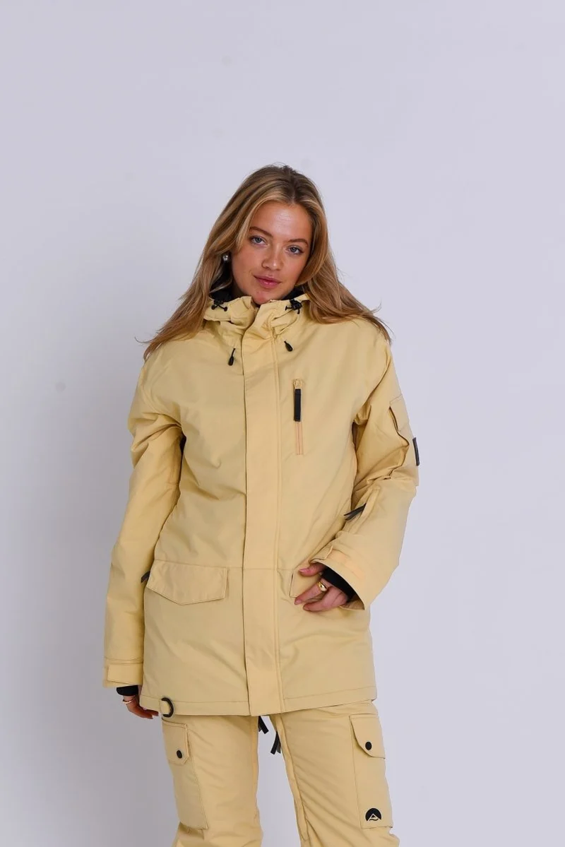 Yeh Girl Ski & Snowboard Jacket - Desert Sand.