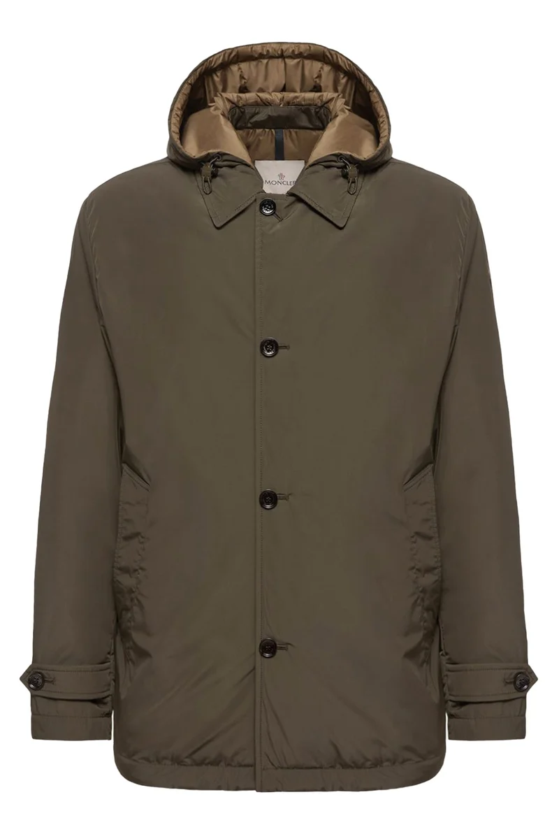 Moncler Herren Daunenparka Evrine Olive