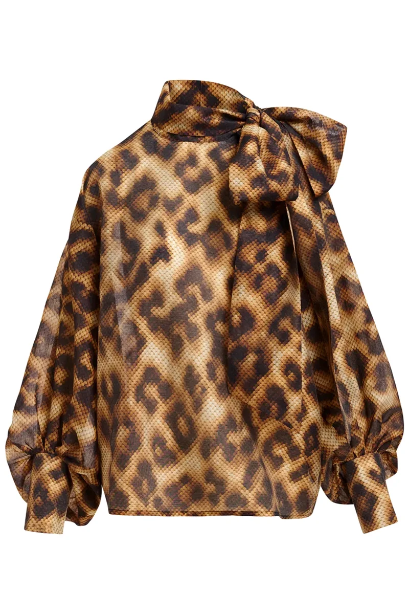 Essentiel Antwerp Damen Oversized-Bluse Karismatic Braun