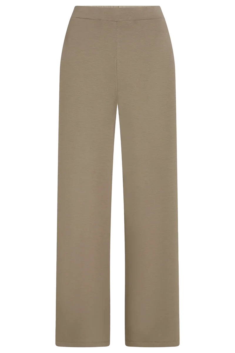 Penn & Ink N.Y Damen Hose mit Streifen Dessert/Ecru