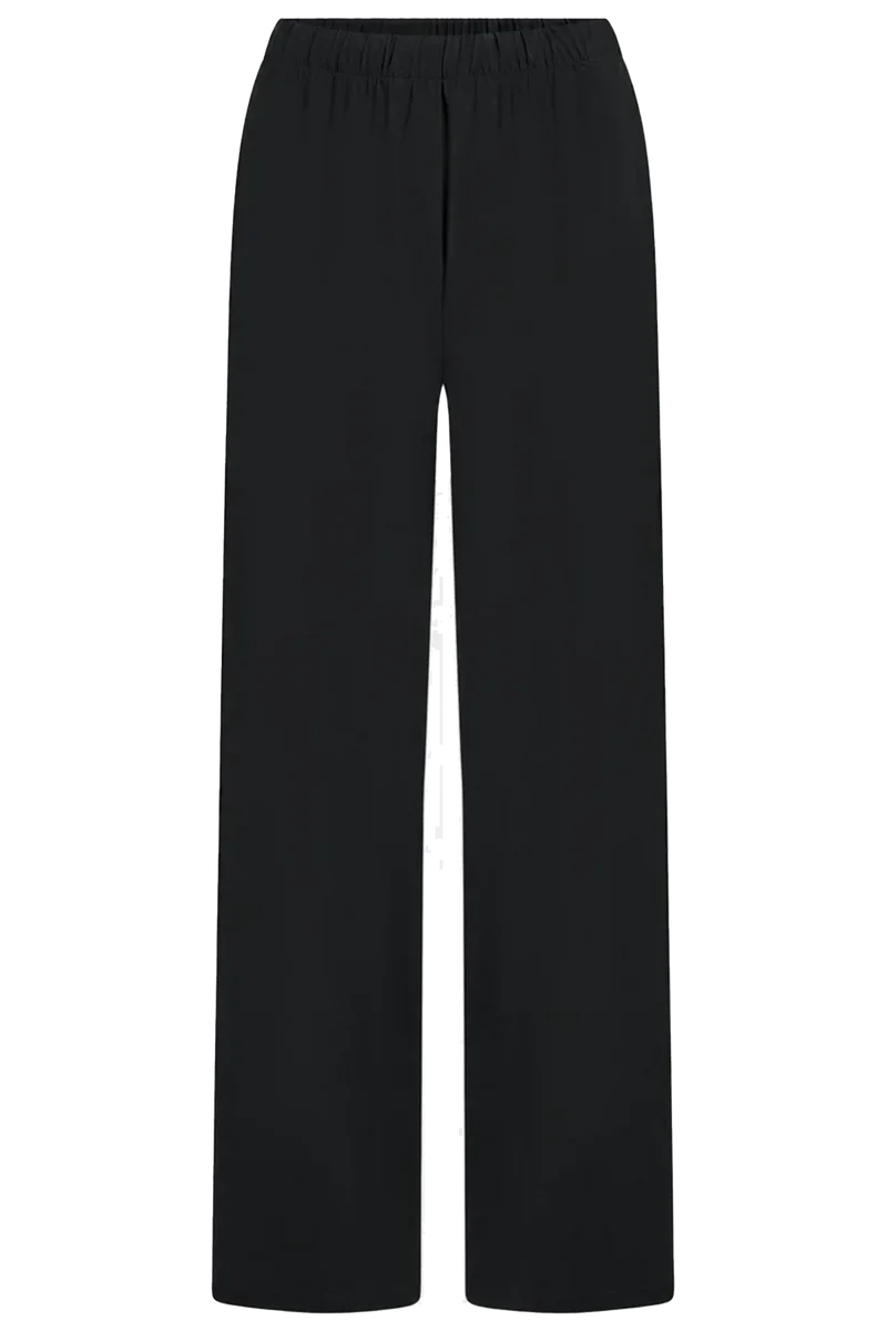 Penn & Ink N.Y Damen Hose mit Streifen Antra/Ecru