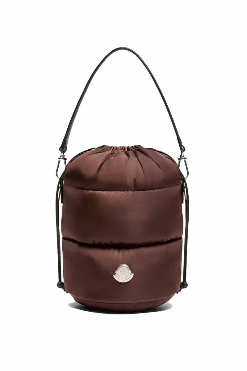 Moncler Damen Tasche Caradoc Bucket Bag Braun