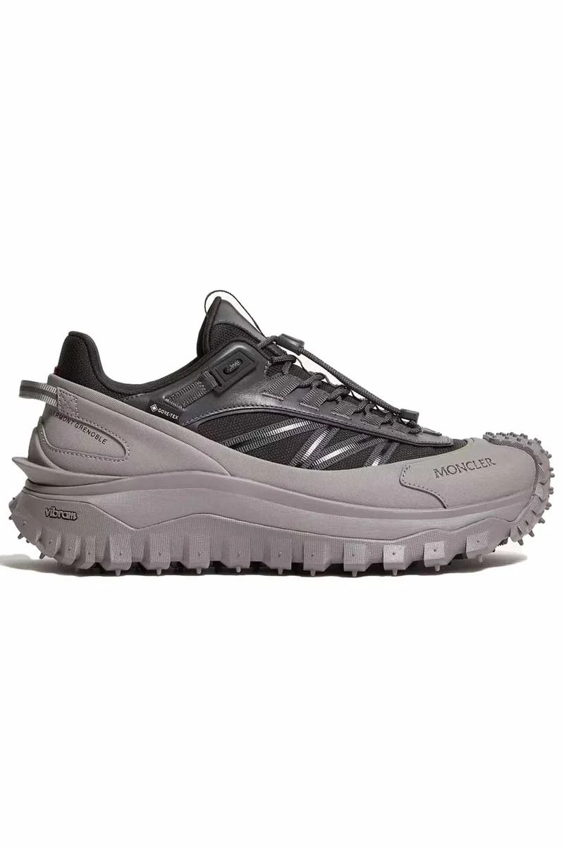 Moncler Herren Sneaker Trailgrip GTX Low Schwarz/Grau