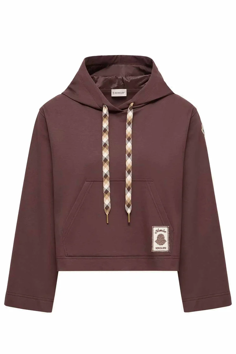 Moncler Damen Hoodie Braun