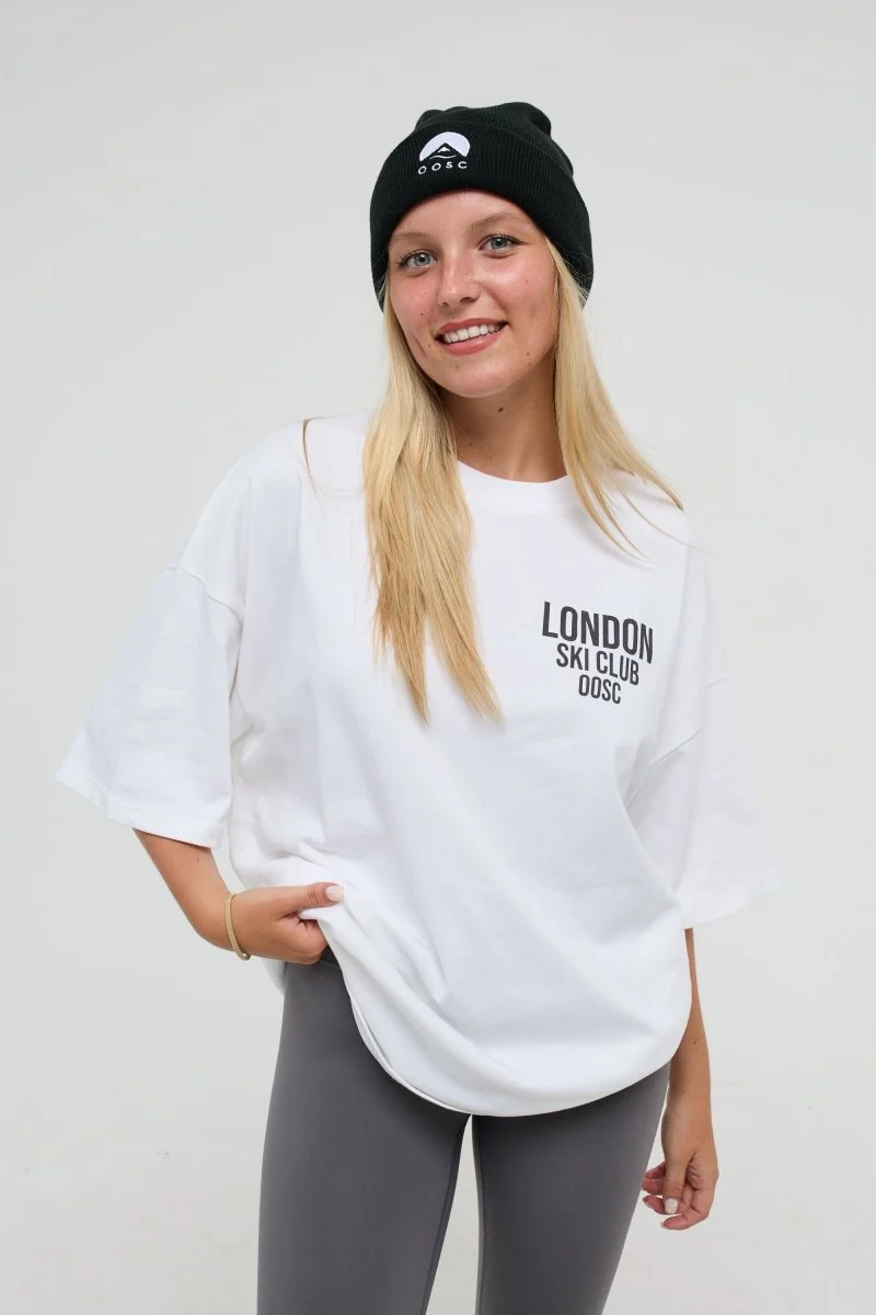 London Ski Club Oversize T-Shirt - White