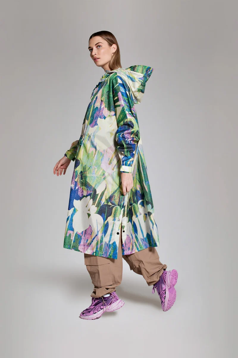 Rainkiss Unisex Regenponcho Lily Grün