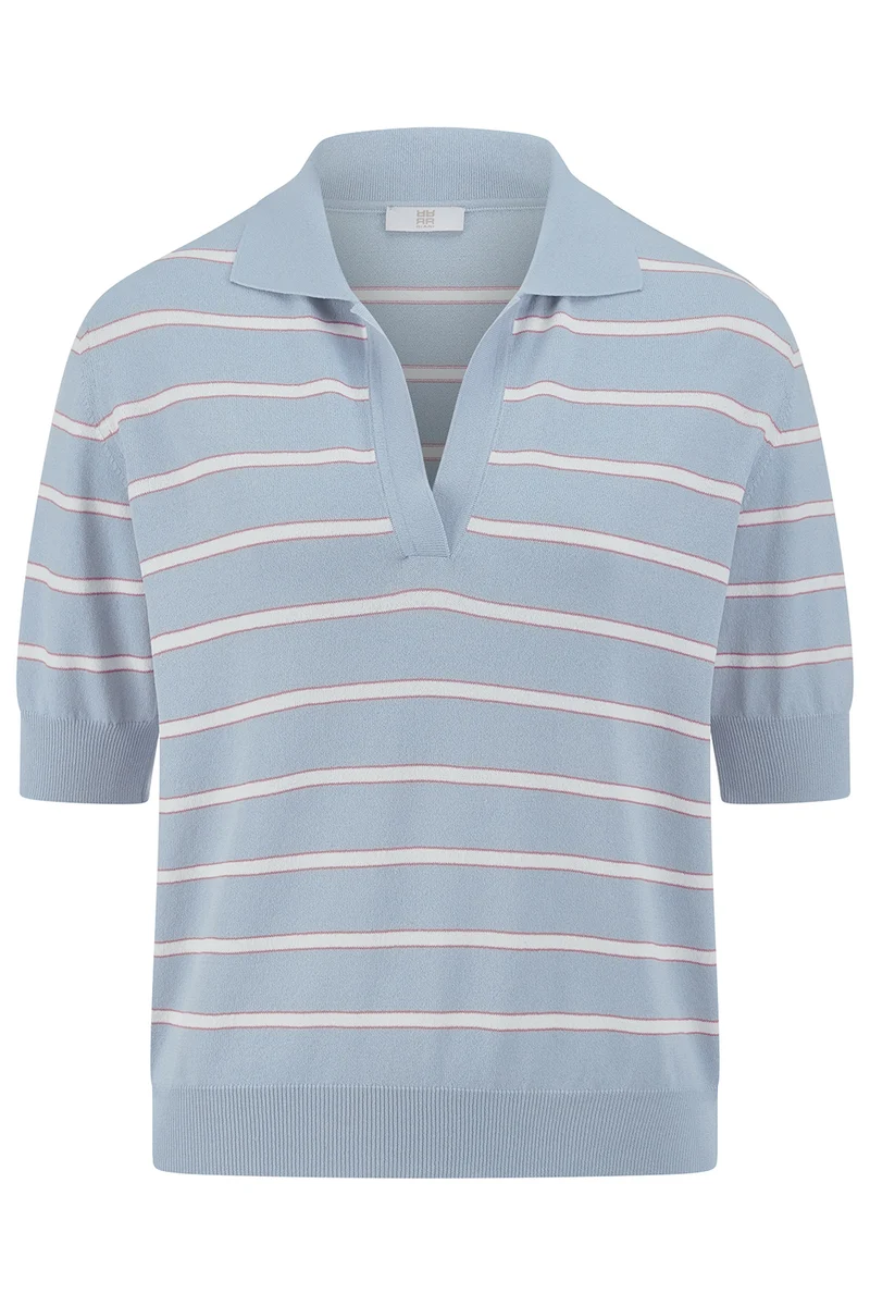 Riani Damen Strickpolo Breeze Patterned