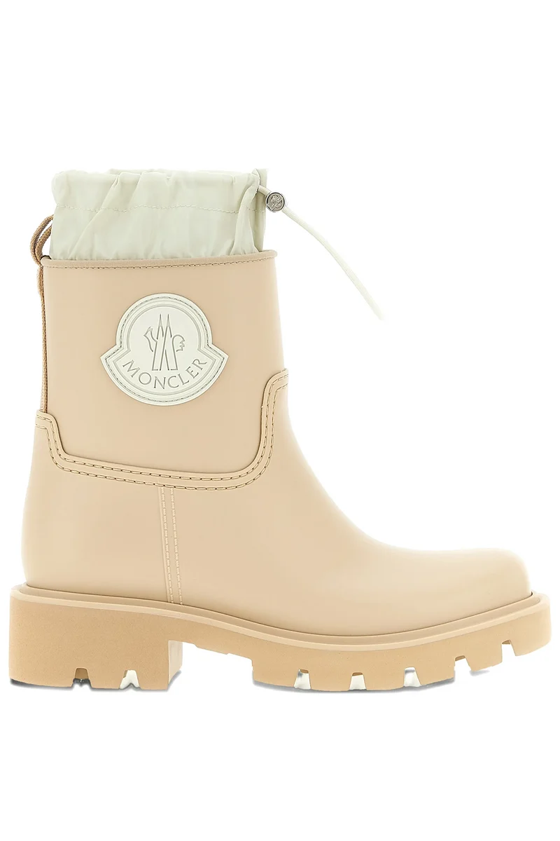 Moncler Damen Regenstiefel Kickstream Beige