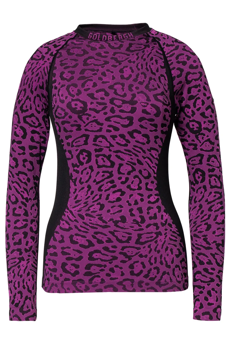 Goldbergh Damen Baselayer Feline Jaguar Carnivale