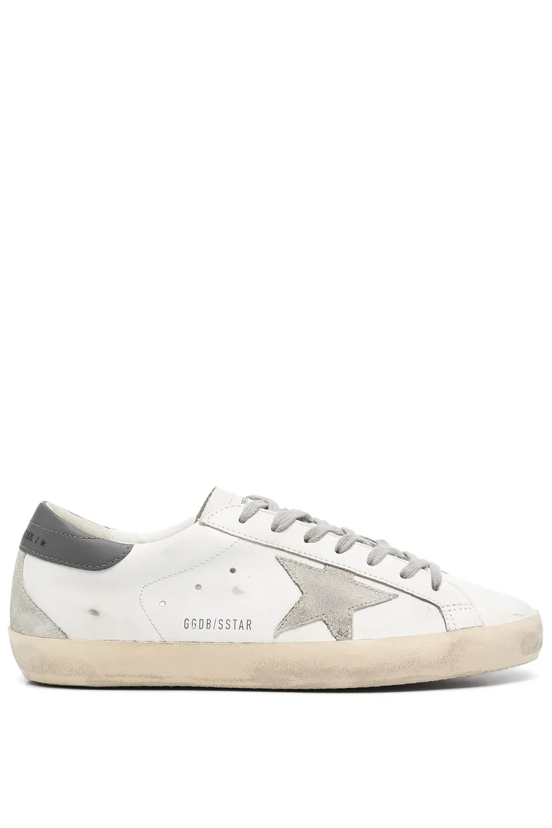 Golden Goose Herren Sneaker Super Star Weiss/Grau
