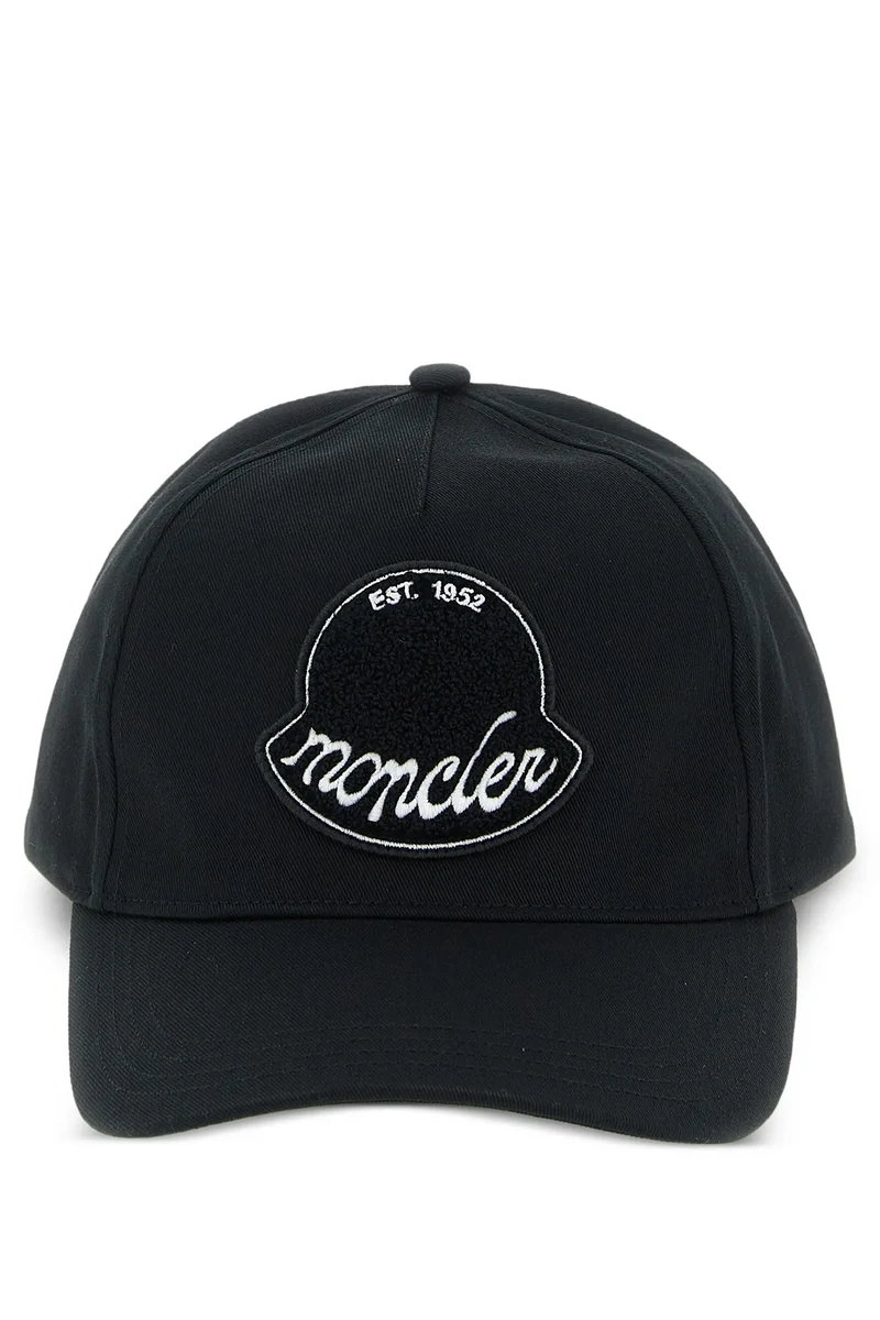 Moncler Herren Schildmütze Schwarz