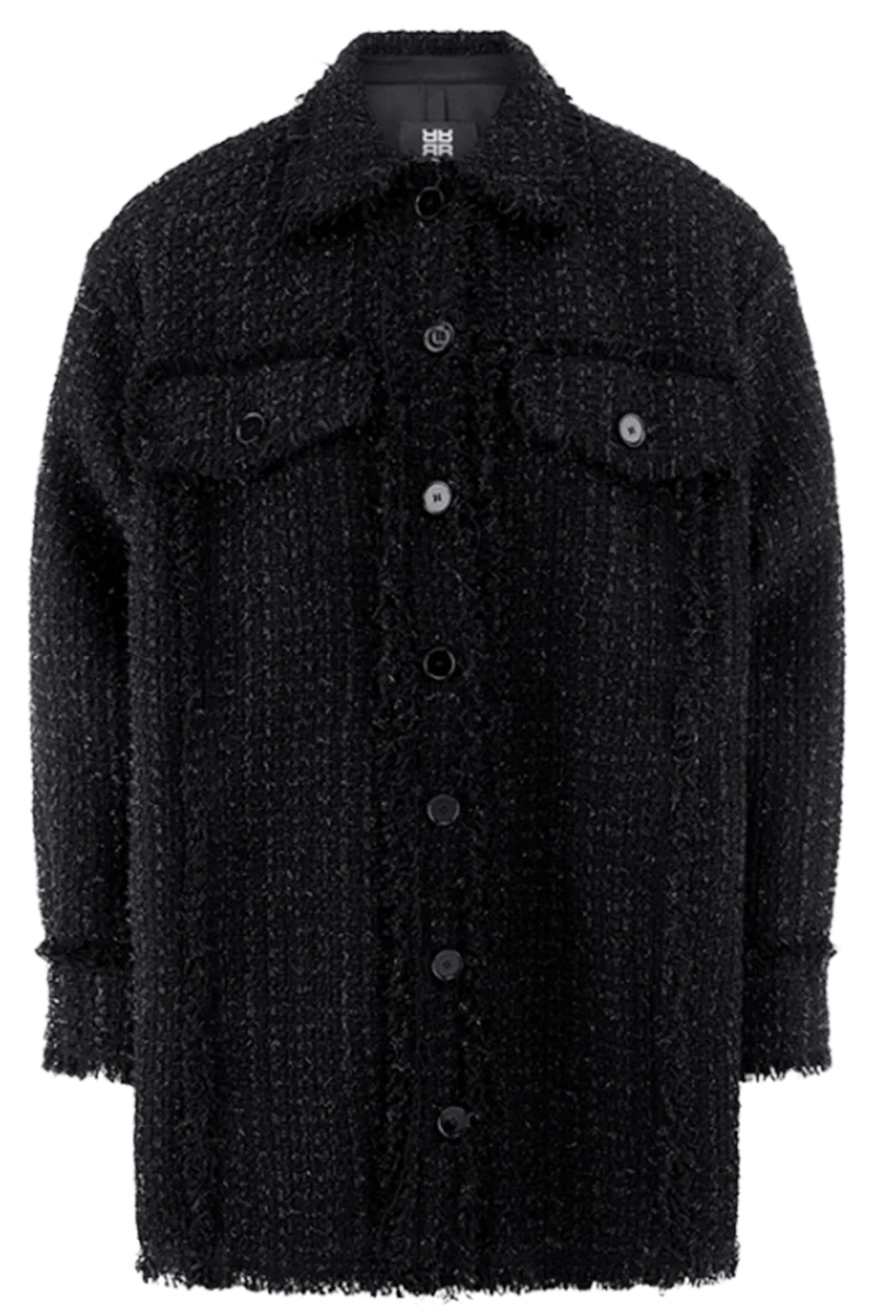 Riani Damen Tweedjacke Schwarz