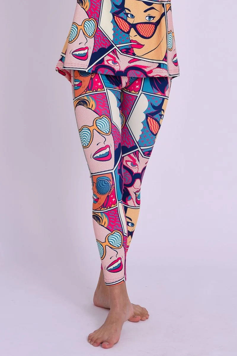Baselayer Leggings - Comic Book Candy Women's