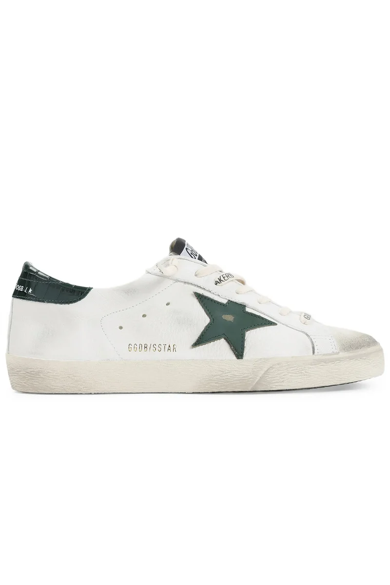Golden Goose Herren Sneaker Super Star White/Green
