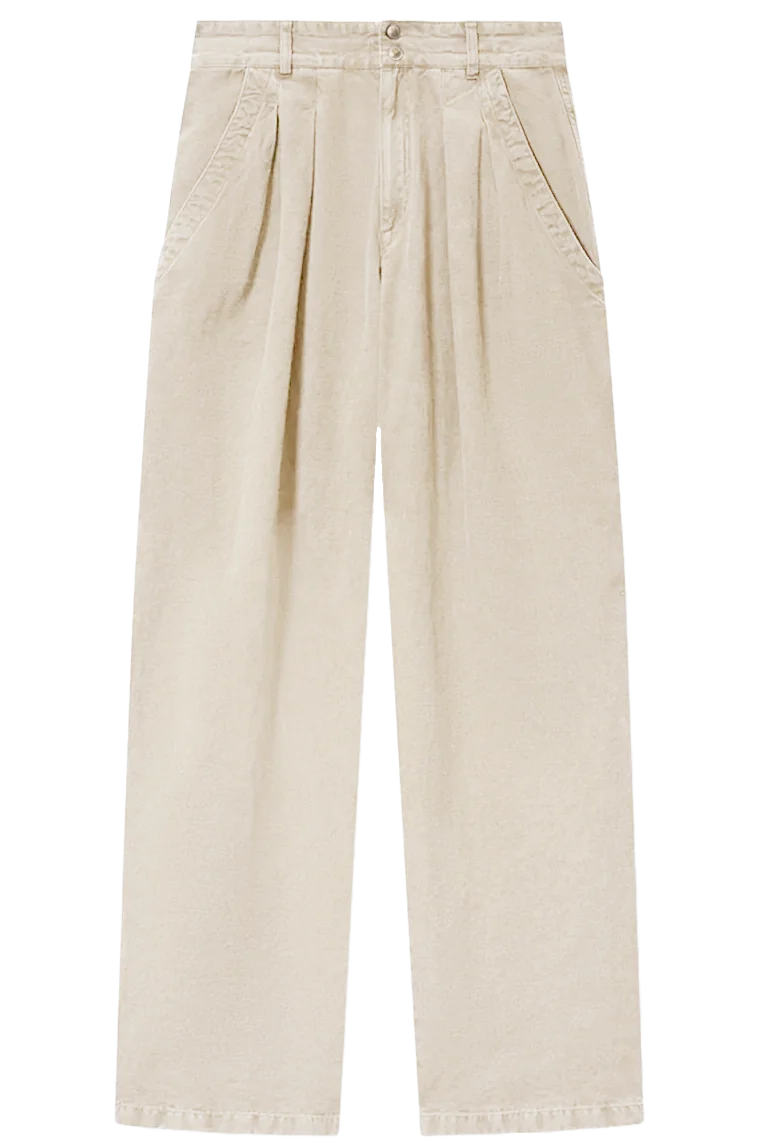 Isabel Marant Étoile Damen Hose Nadine Beige
