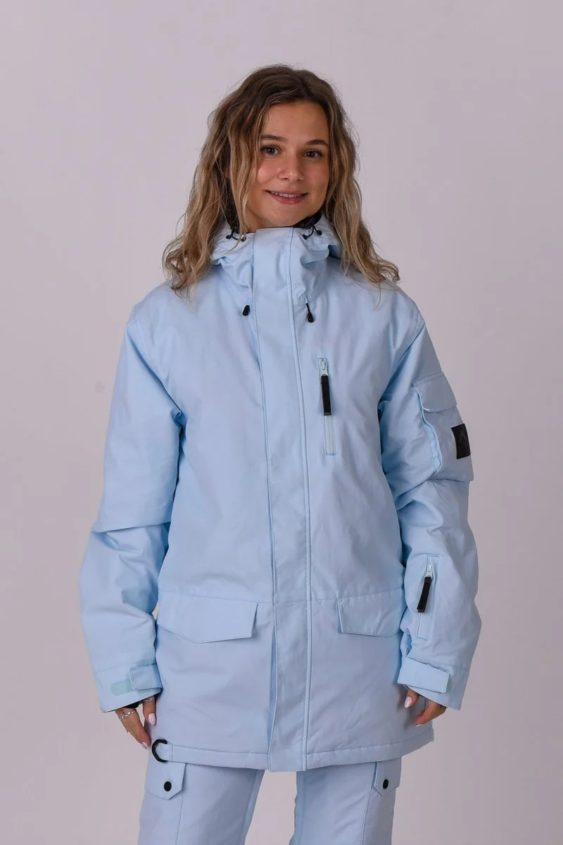 Yeh Girl Ski & Snowboard Jacket - Ice Blue
