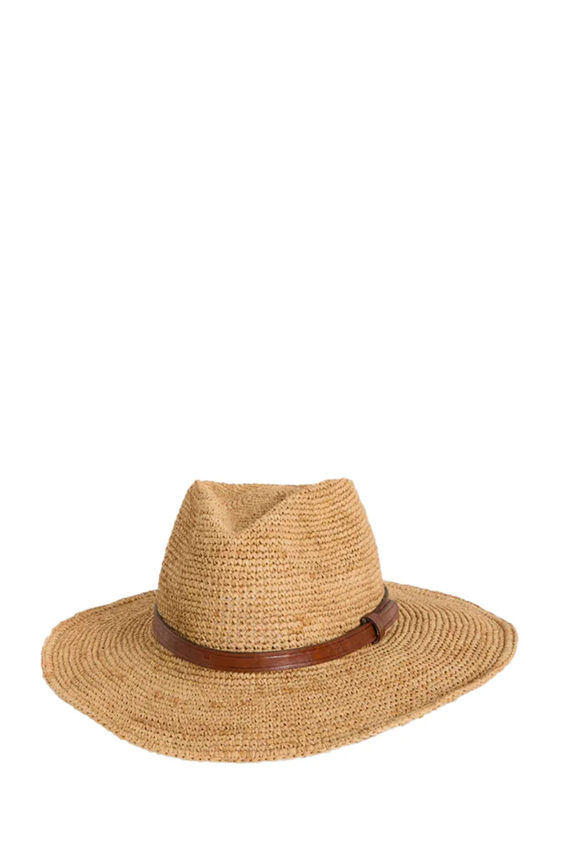 IBELIV Damen Strohhut Ento Beige