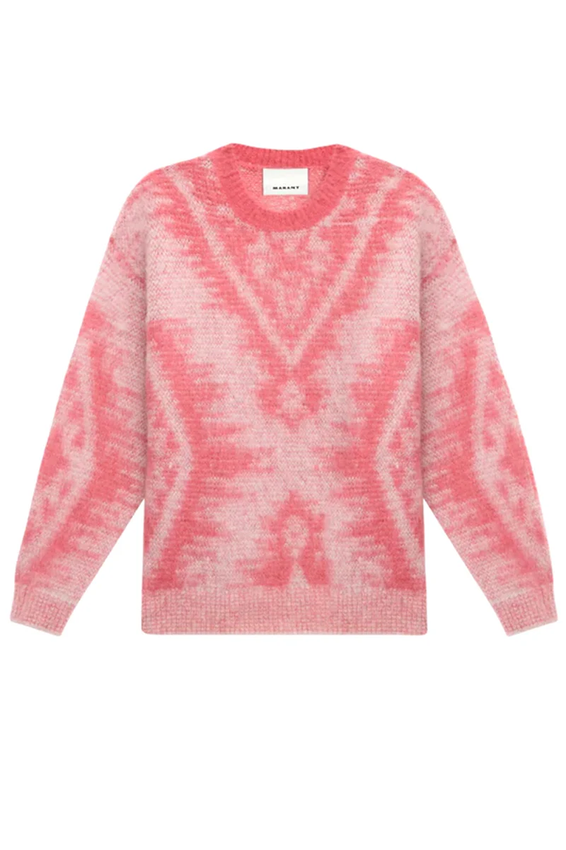 Isabel Marant Étoile Unisex Strickpullover Fabo Rosa