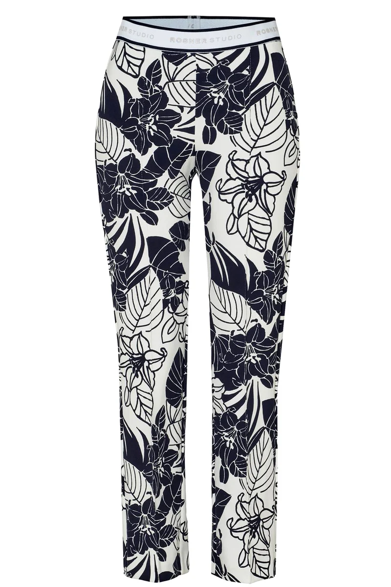 Rosner Damen Hose Alisa Slim 296 Marine-Blau