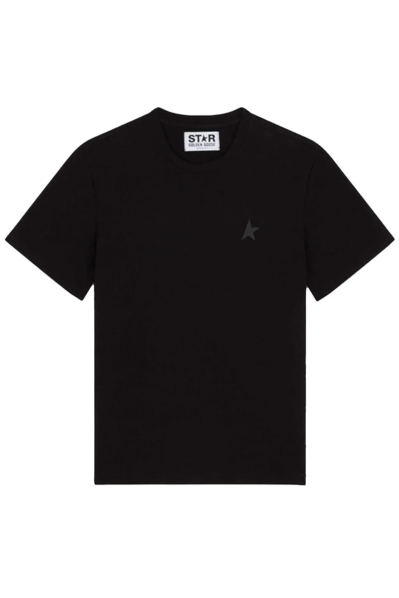 Golden Goose Damen T-Shirt Small Star Schwarz