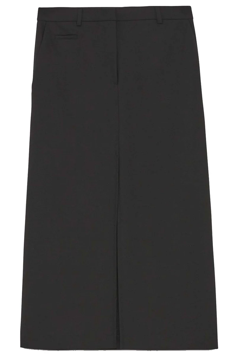 OttodAme Damen Rock Schwarz