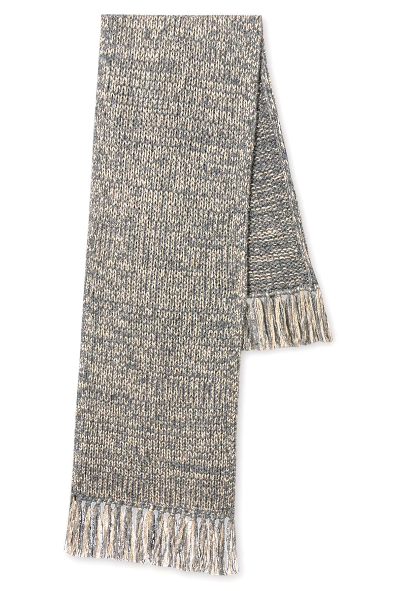 Luisa Cerano Damen Bouclé-Strickschal Grau