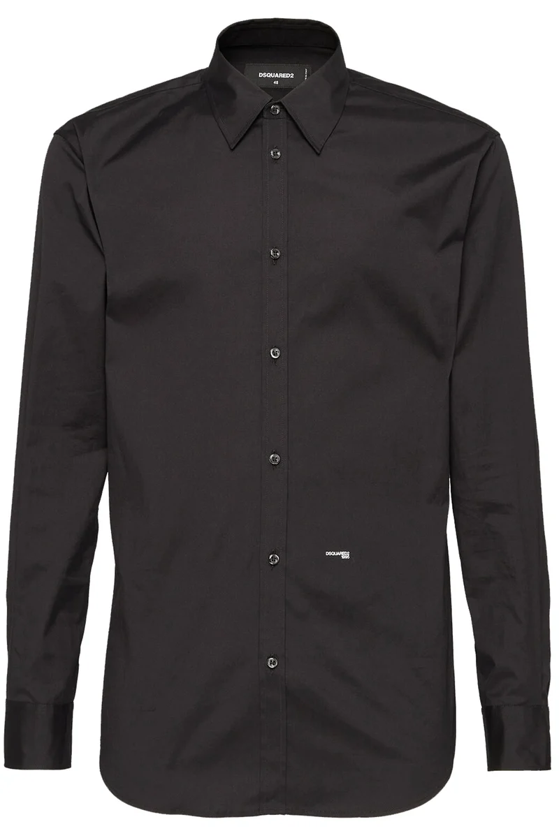 Dsquared2 Herren Relax Dan Hemd Schwarz
