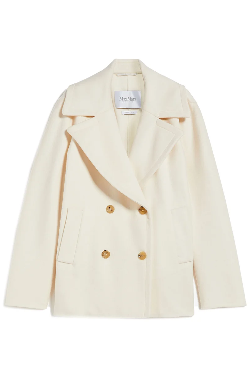 MaxMara Damen Wolljacke Edgard Creme