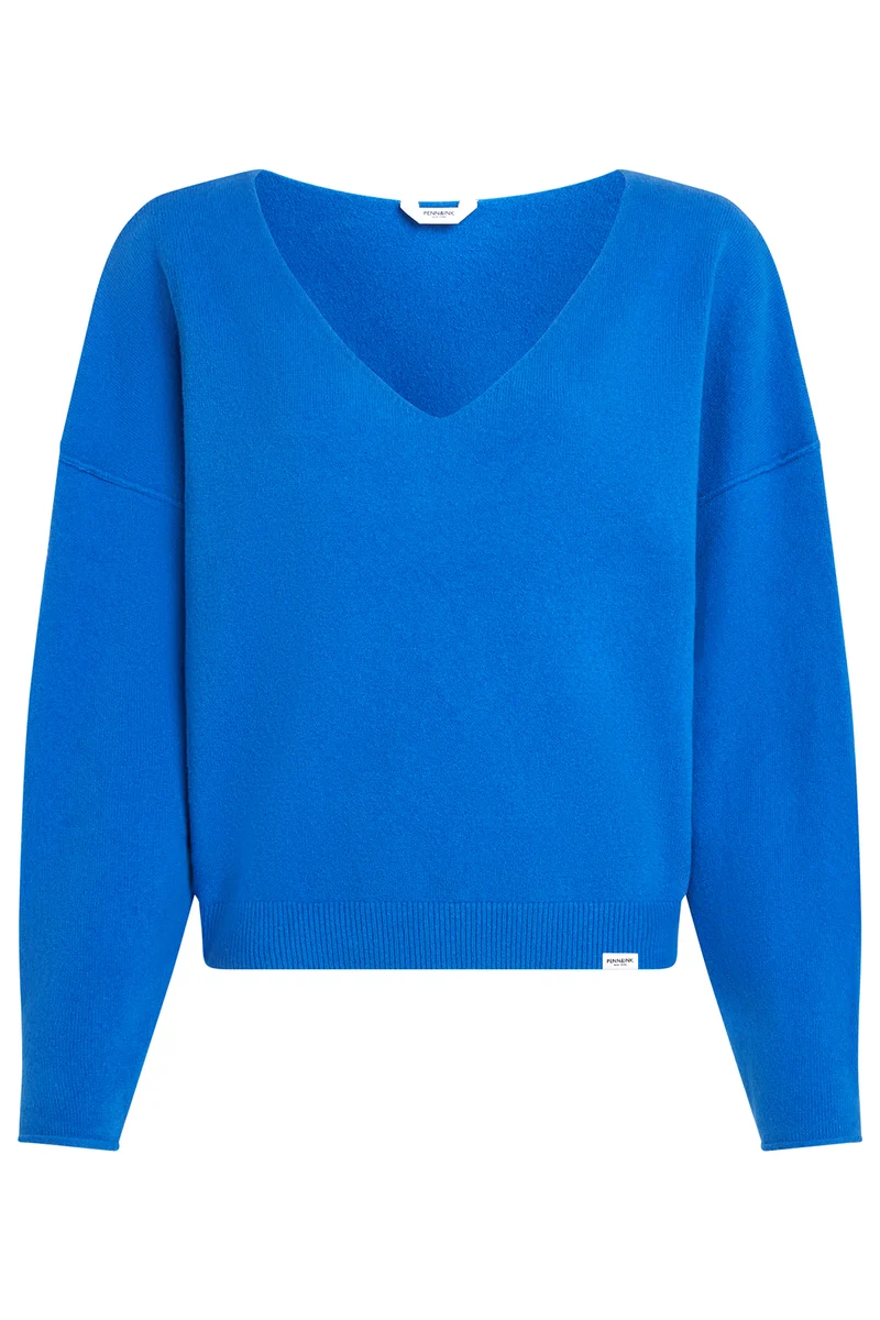 Penn & Ink N.Y Damen Strickpullover Royal Blue