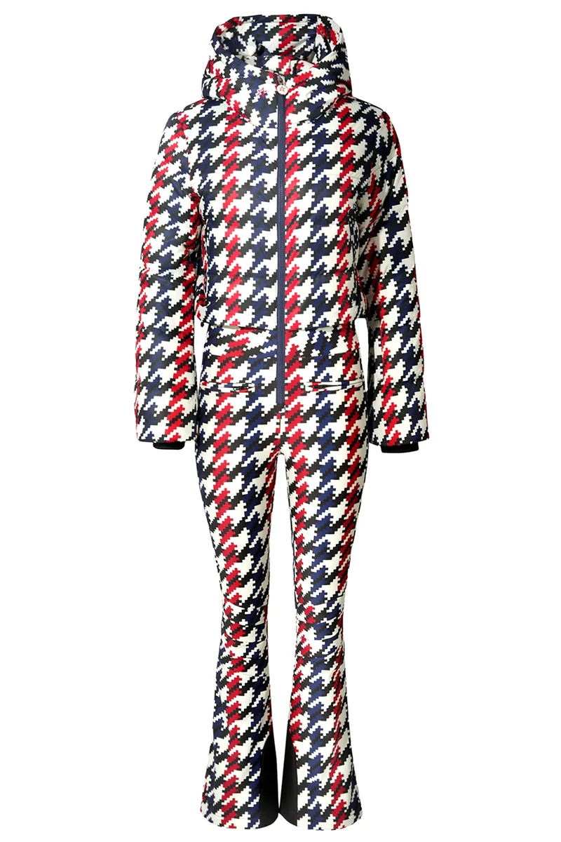 Perfect Moment Damen Skioverall Polar Flare Rot/Blau/Weiss