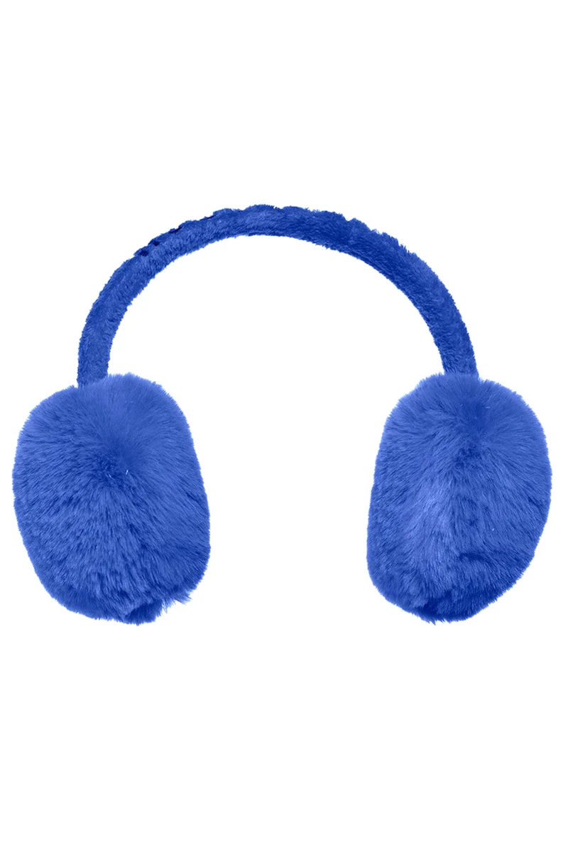 Goldbergh Damen Ohrenwärmer Fluffy Dazzling Blue