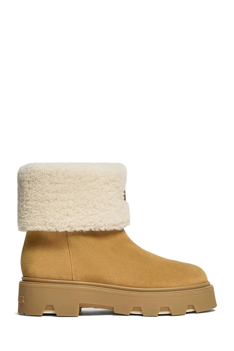 Moncler Damen Boot Aurea Mid Camel-Beige