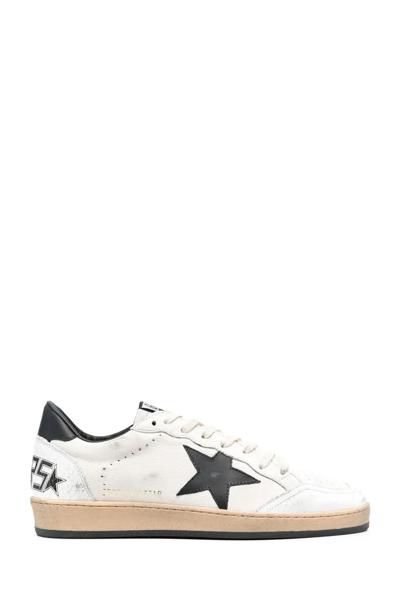 Golden Goose Herren Sneaker Ball Star Weiss/Schwarz