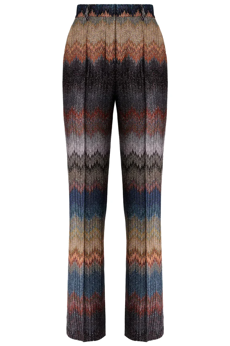 Missoni Damen Hose mit Schlangenmuster Bunt