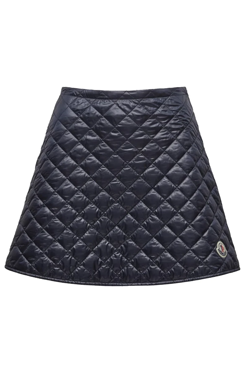 Moncler Damen Minirock mit Steppung Navy