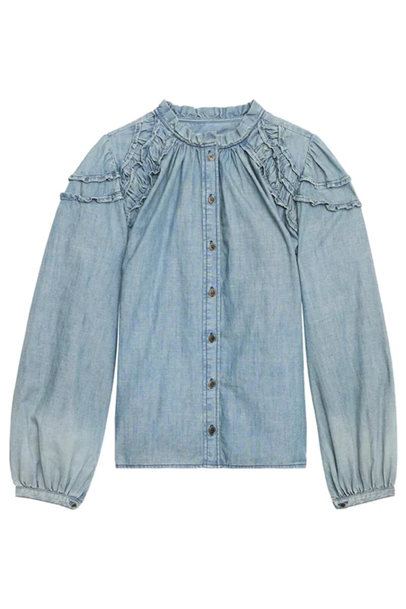 Isabel Marant Étoile Damen Bluse Milya, Blau