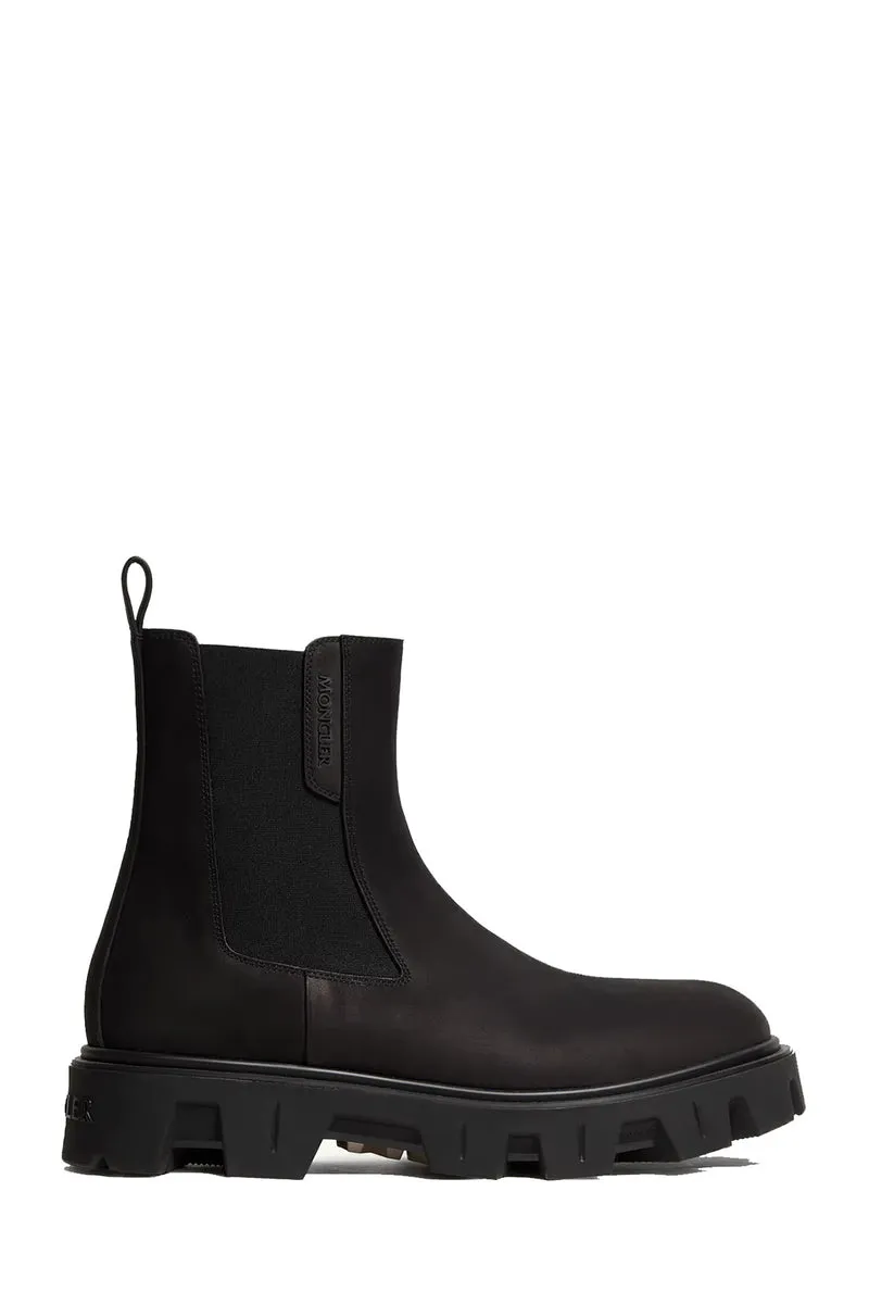 Moncler Herren Chelseaboot Peak City Schwarz
