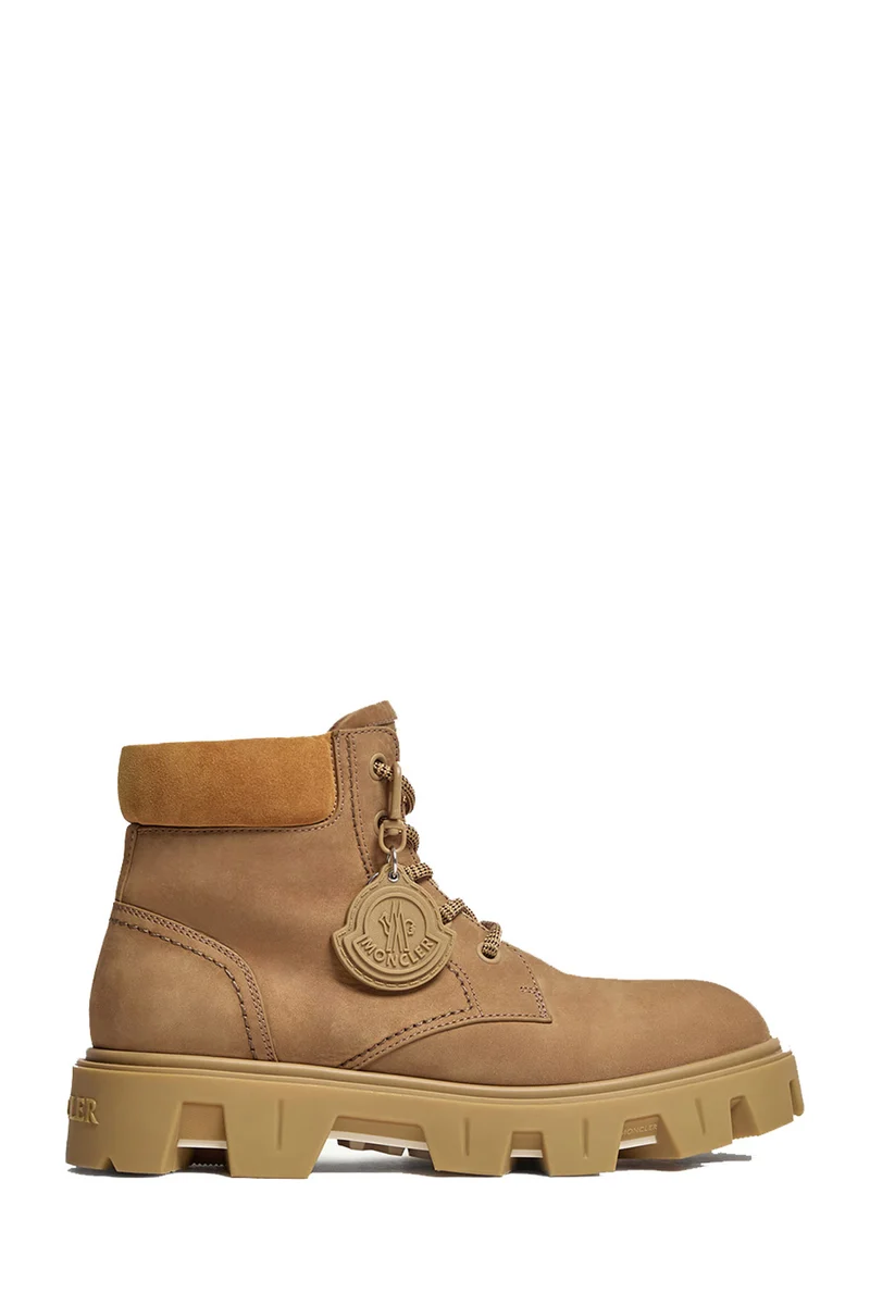 Moncler Herren Schnürstiefel Peak City Beige