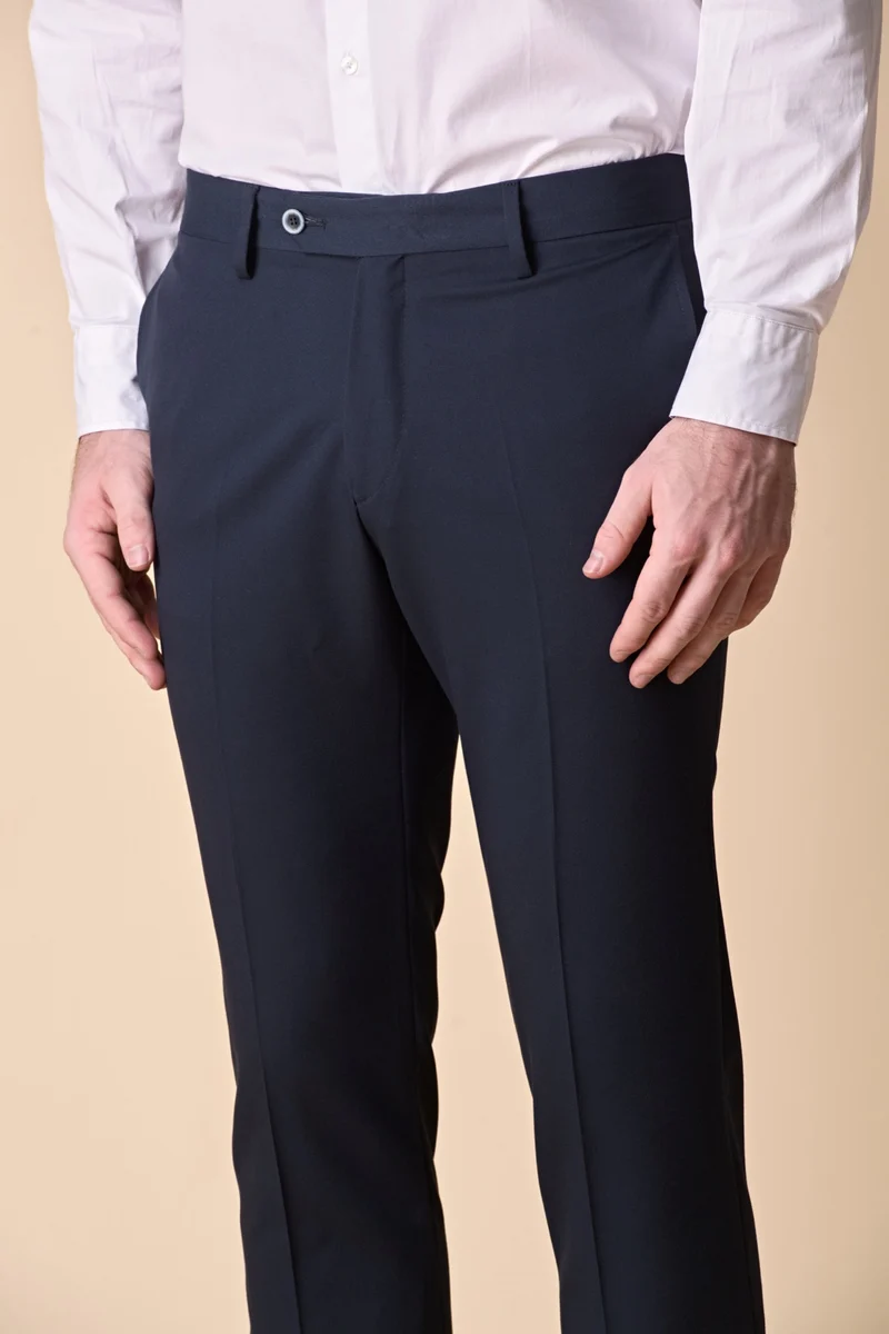 Pantalone alta sartoria Classico Blu