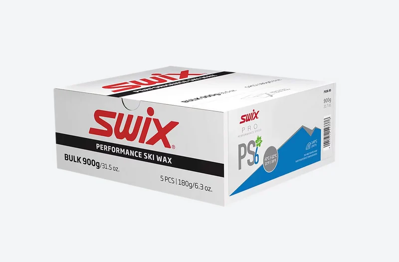 Swix PS6 Blue Ski Wax, -6°C/-12°C, 900g - Winter 2026/2027