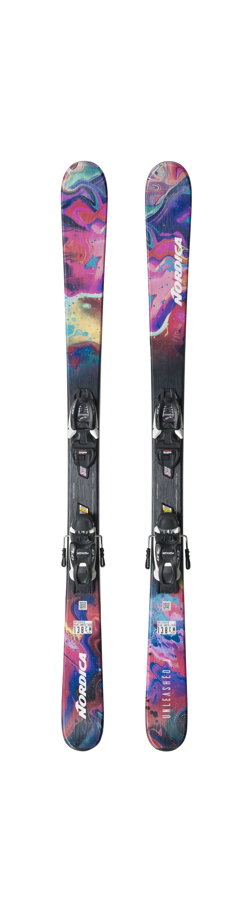 Nordica Junior Unleashed Skis + J4.5 Bindings - Winter 2026/2027