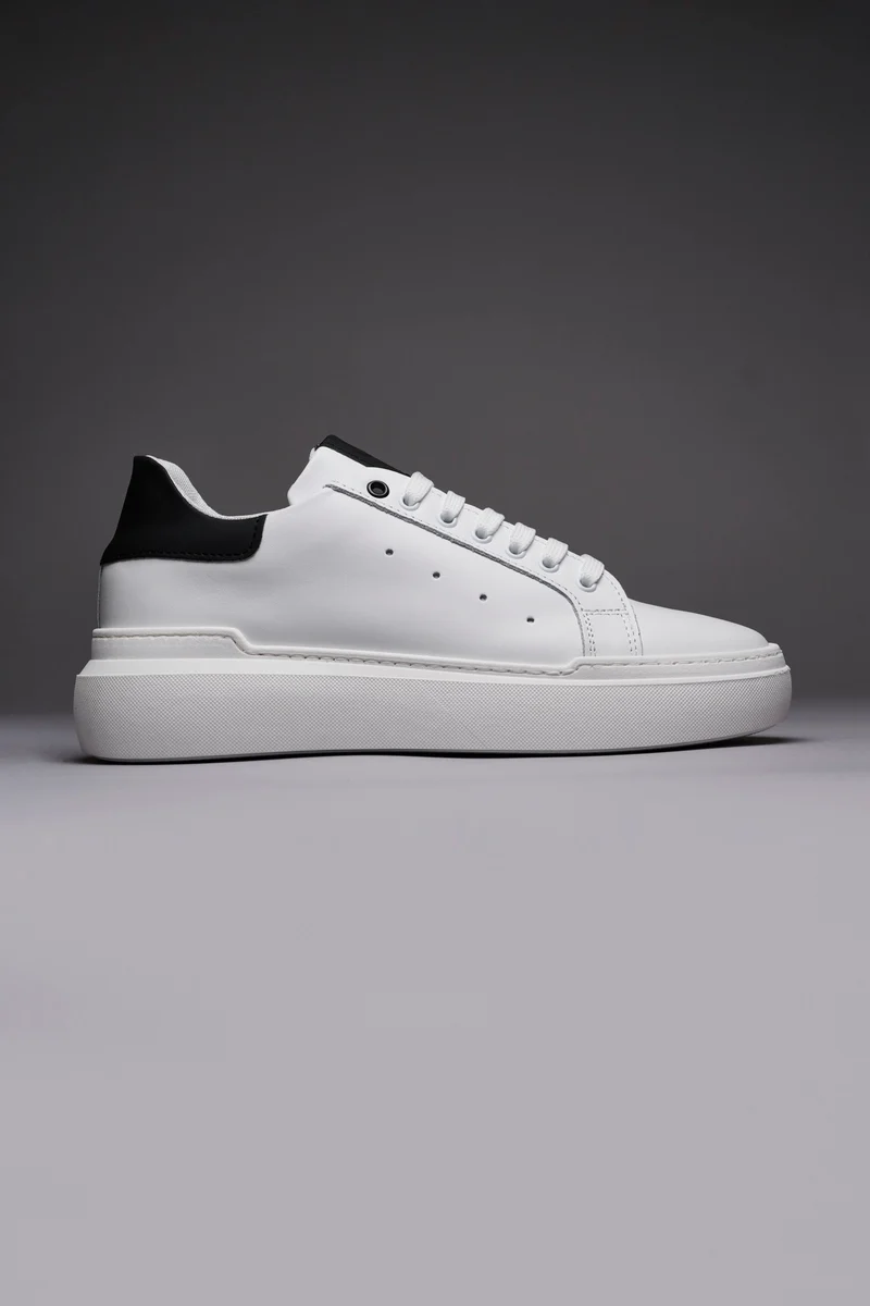 VEGAS - Sneakers a suola alta retro Nero