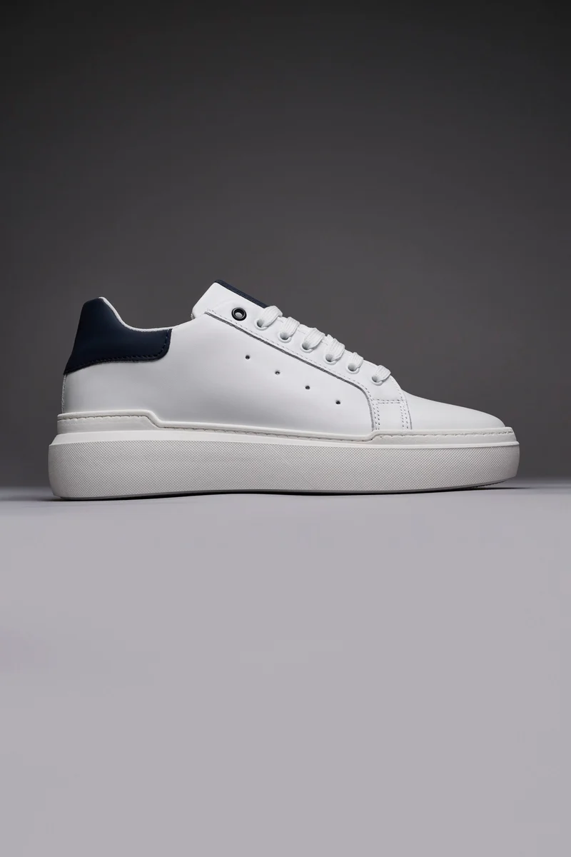 VEGAS - Sneakers a suola alta retro Blu