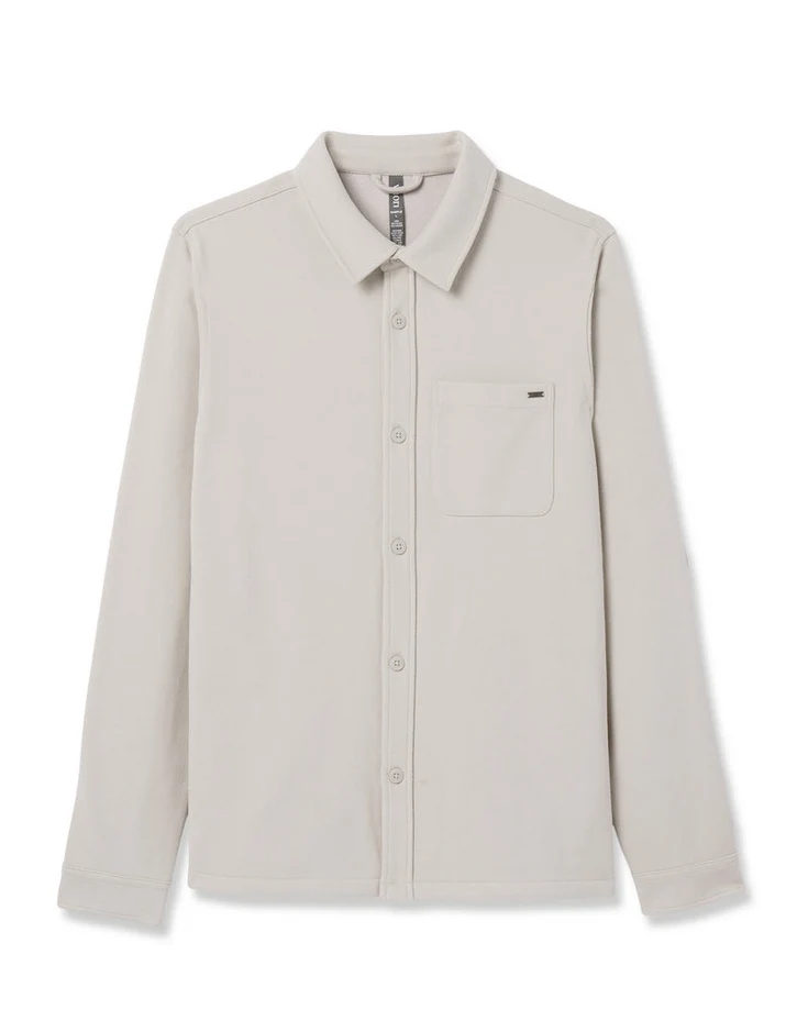 Vuori Men's Beldon Shirt Jacket Knit Twill - Spring 2025
