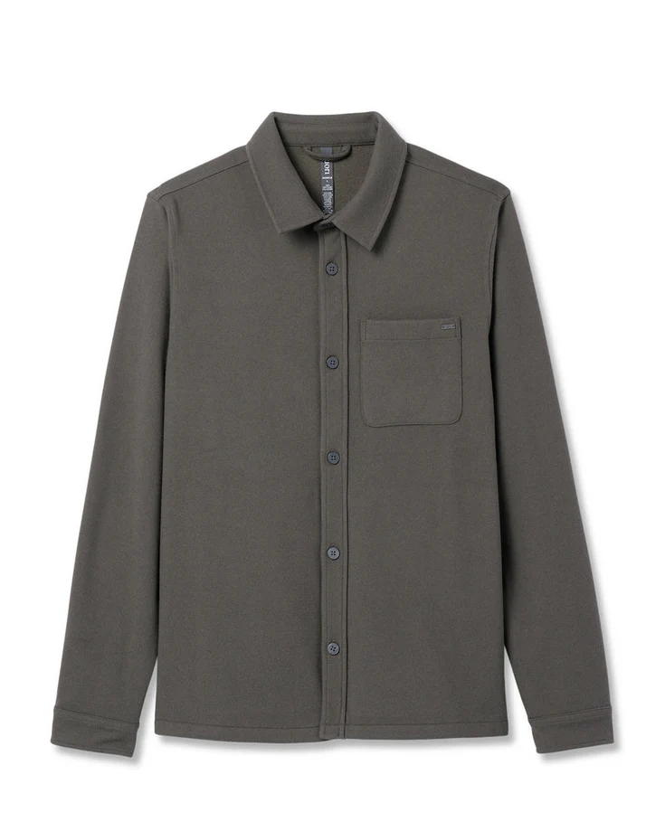 Vuori Men's Beldon Shirt Jacket Knit Twill - Spring 2025